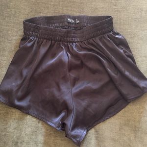 Nasty gal satin shorts